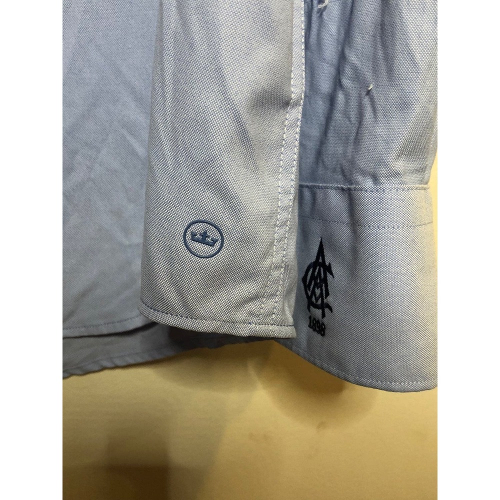 Peter Millar Large Light Blue Button Down Super S… - image 2